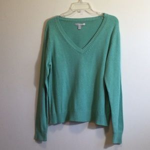 Old Navy Turquoise V-Neck Sweater, size XXL